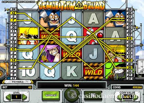 Demolition squad netent casino slots elite